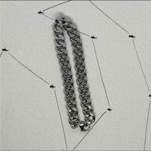 Stainless Steel Curb Chain Bracelet